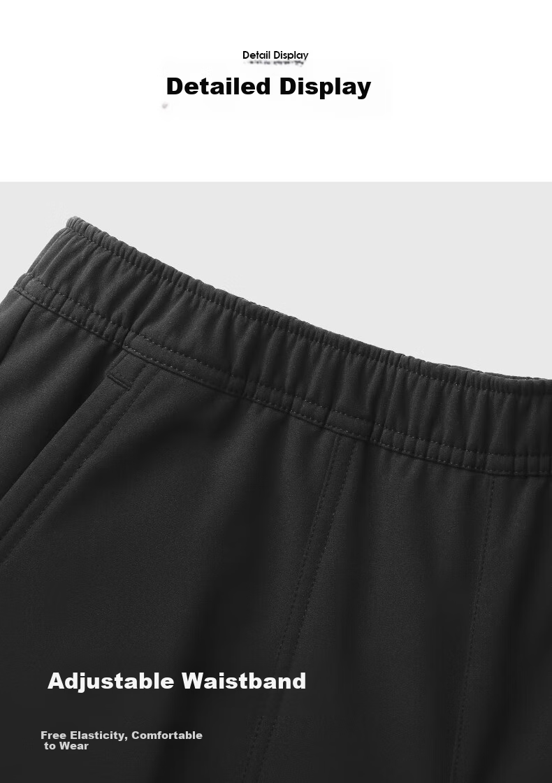 CAMEL [Wang Junkai's Choice] Men's Outdoor Ski Pants, Fleece-Lined for Cold Protection And Warmth, Water-Repellent, Loose-Fitting Cargo Pants for Women 1776 25