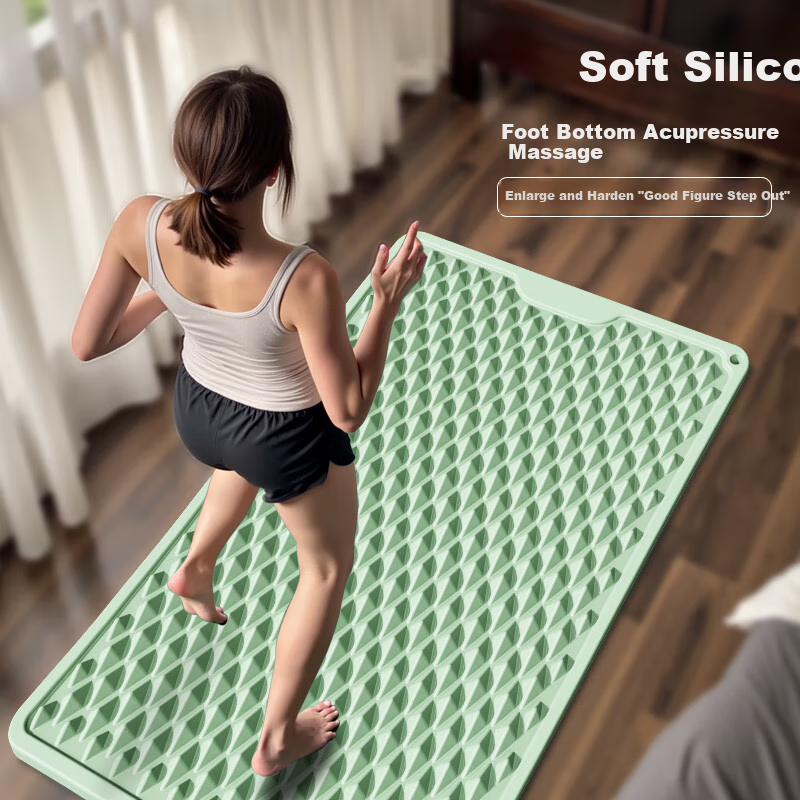 Xinyiwanjia Soft Silicone Pressure Plate, Ultra-Slow Running Pad, Foot Massage Mat, Insole Running Pad, Indoor Arch Support, Thick Toe Pressure Plate, Foot Pad 1