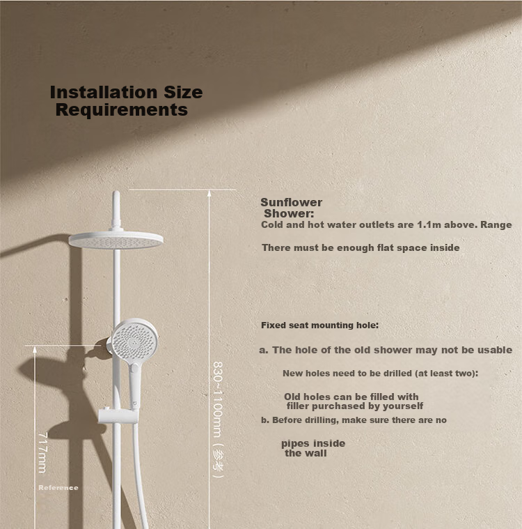 Mijia Temperature-Controlled Shower Head N1 Set, Brass Body, Bathroom Home Shower System 27