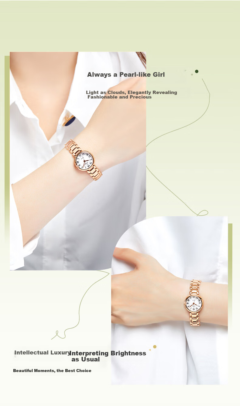 EBOHR Women's Watch, Kana Series, Gift for Girlfriend, Small Round Watch, Ladies Quartz Wristwatch, Birthday And Mid-Autumn Festival Gift, 51801426 11