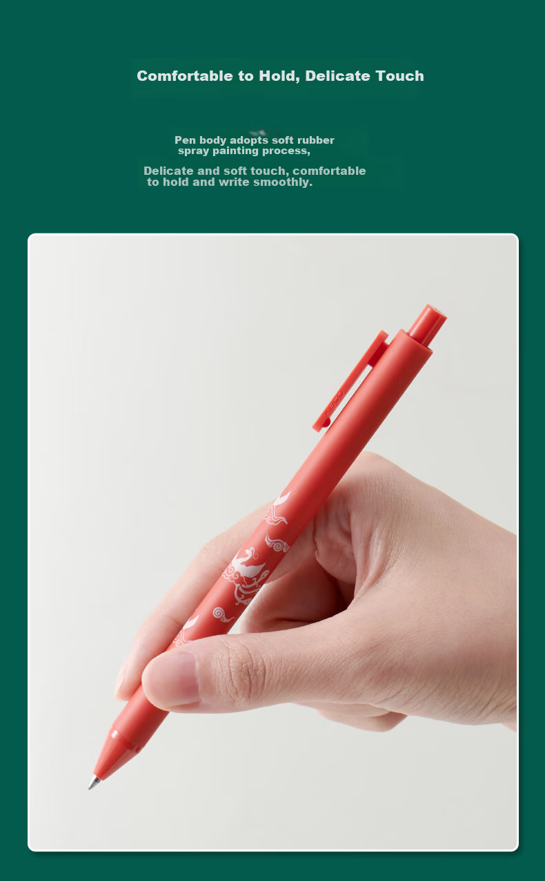 KACO PURE Shuyuan Colorful Pens with Retractable Mechanism, Chinese National Museum Co-Branded Stationery, Multi-Color Ink Pens for Marking And Highlighting, Signature Pens - Zonghengshenzhou 11