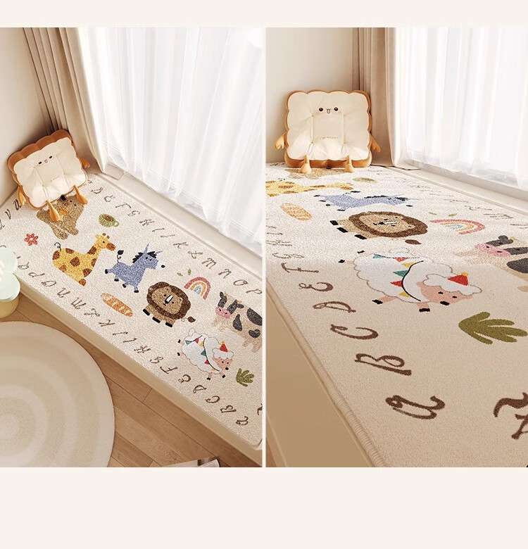 Manshuo Bedroom Bay Window Cushion, Windowsill Seat Pad, All-Season Balcony Tatami Mat, Thickened Sofa Cushion, Non-Slip, 80*220cm 13