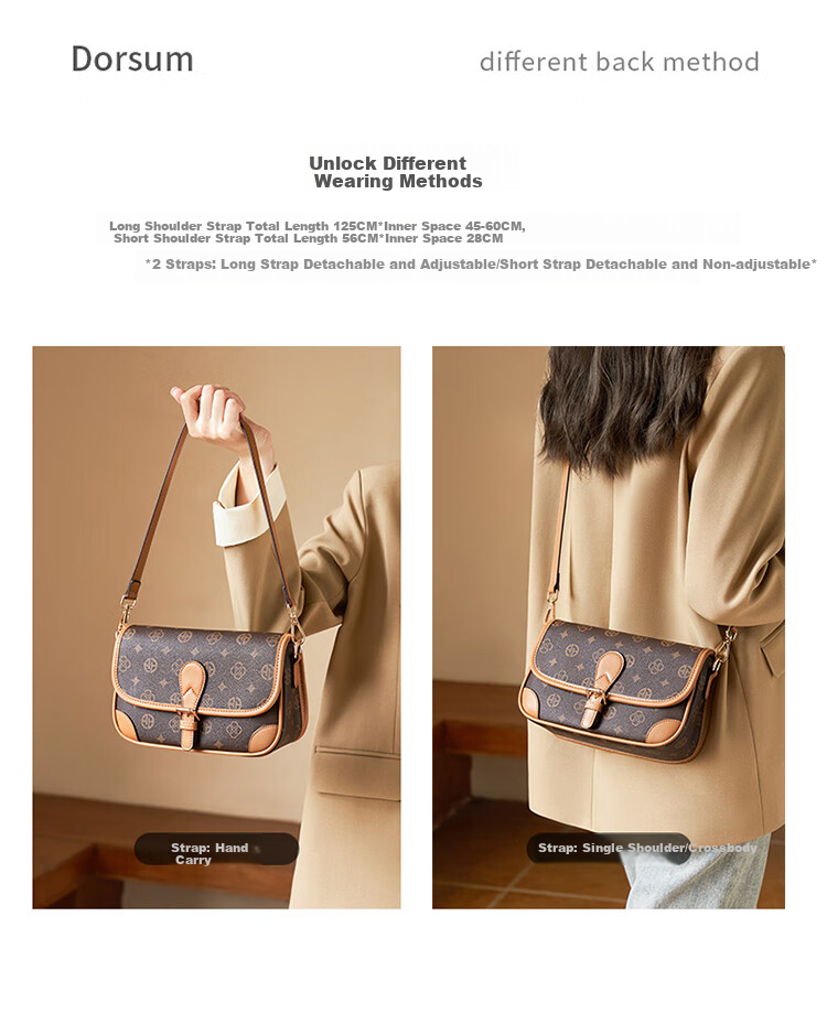 Aokang Women's Handbag, Trendy Small Square Bag, Light Luxury Underarm Crossbody Shoulder Bag, Birthday And Mother's Day Gift for Mom Or Wife 5