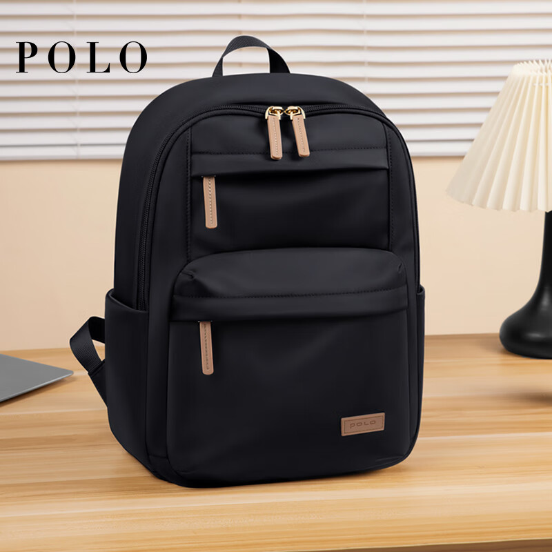 POLO Women's Backpack, High-End 14-Inch Laptop Bag, Large Capacity Student Bookbag for Travel And Birthday Gifts