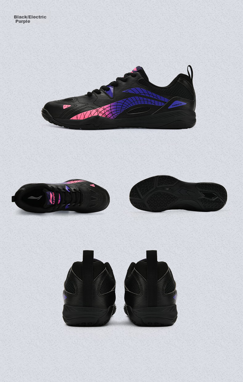 Li-Ning Table Tennis And Badminton Shoes, Eagle Eye 2.0 National Team Competition Training Sports Shoes for Men And Women, Size 41 5