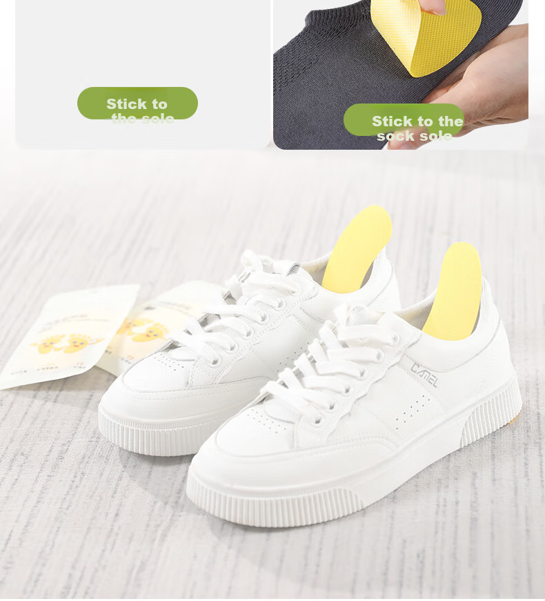 FOOTOPPO Shoe Deodorizer Sticker for Men, Sweat-Absorbing Odor-Preventing Insoles, Shoe Deodorizing Pads for Leather Shoes And Socks, Breathable And Antibacterial Odor Elimination Device 11