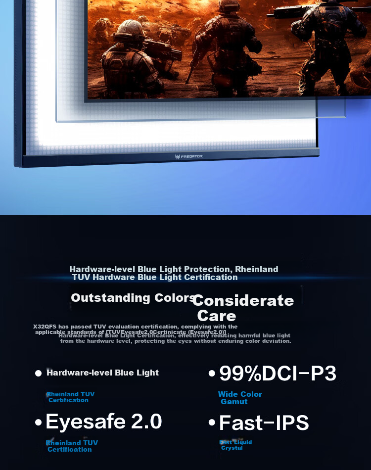 Acer 31.5-inch 6K+ IPS Quantum Dot HDR Creator Monitor PE320QXT 6