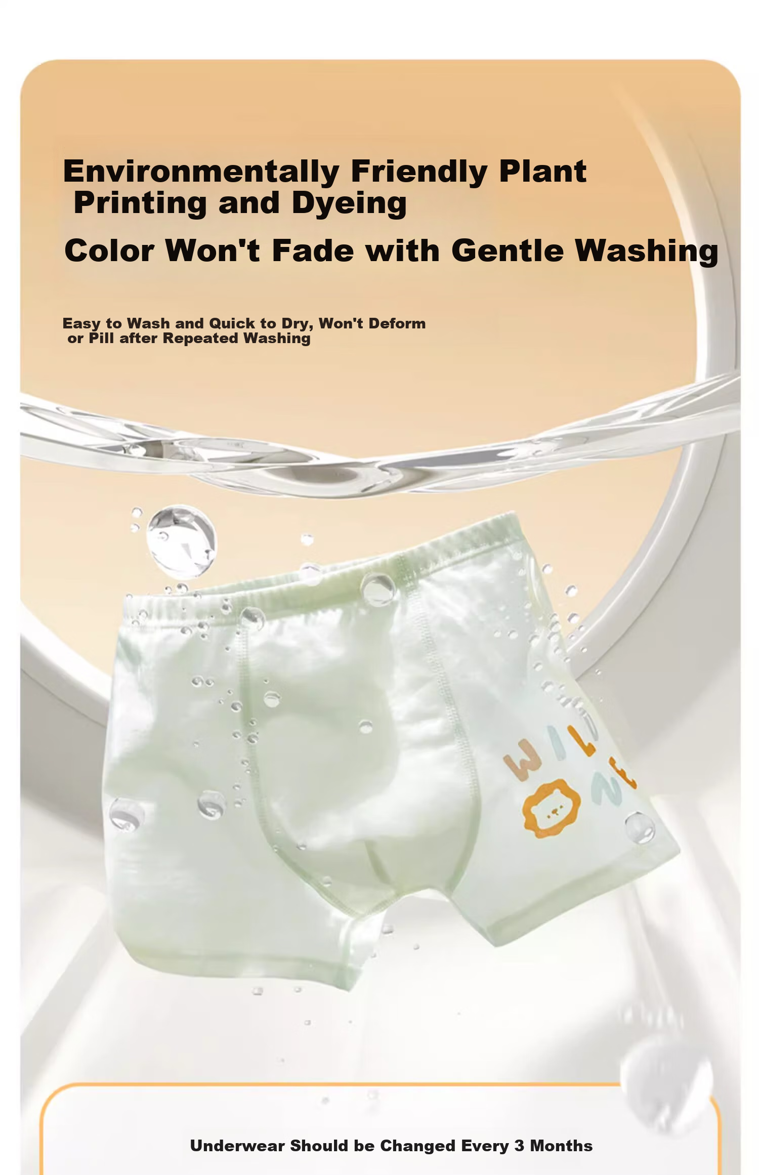 AIBEDILA Boys' Underwear, No Wedgie, for Older Children, 7A Antibacterial, Baby And Teen Boxer Briefs, 4-Pack, Size 130 17