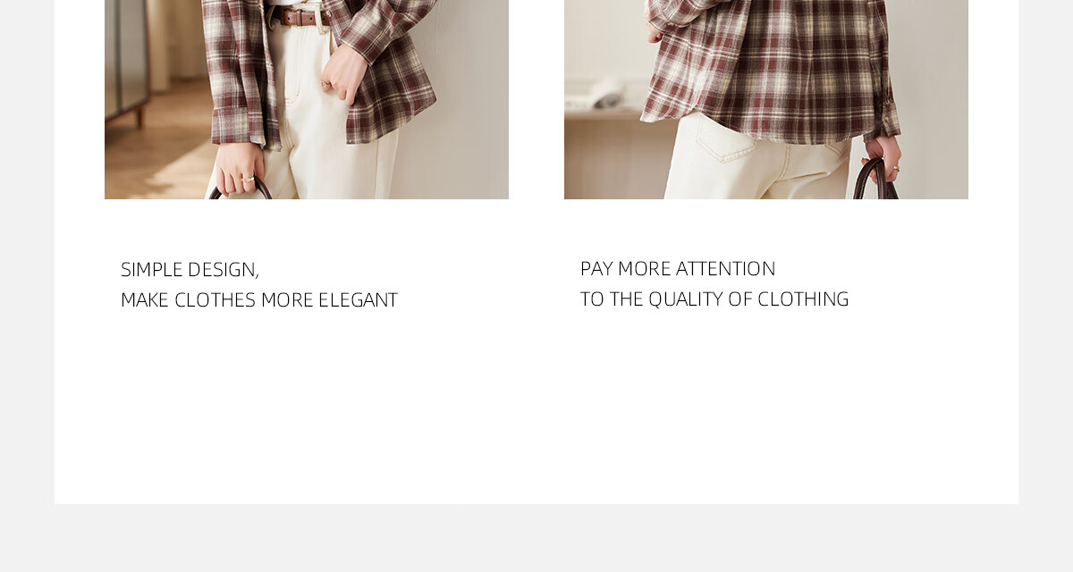 PinCai Women's Plaid Long Sleeve Shirt Spring Autumn Stylish Loose Vintage Versatile Blouse P143C2009 5