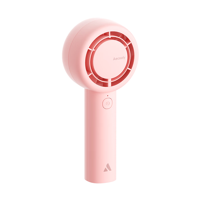 Aecooly Mini Portable Handheld USB Turbo Rechargeable Quiet Small Fan for Summer Office Desktop Student Dormitory Long Battery Life