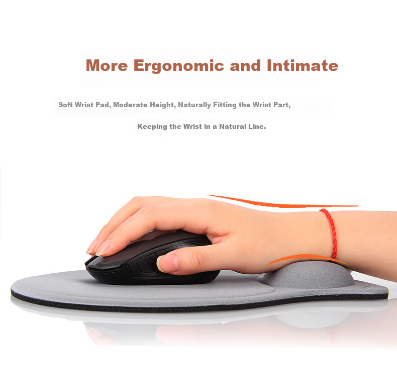 ECOLA Extra Large Mouse Pad, Thick Warm Hand Rest Mat for Gaming, Office, Laptop And Desktop Computer Use, Black Desk Pad 6