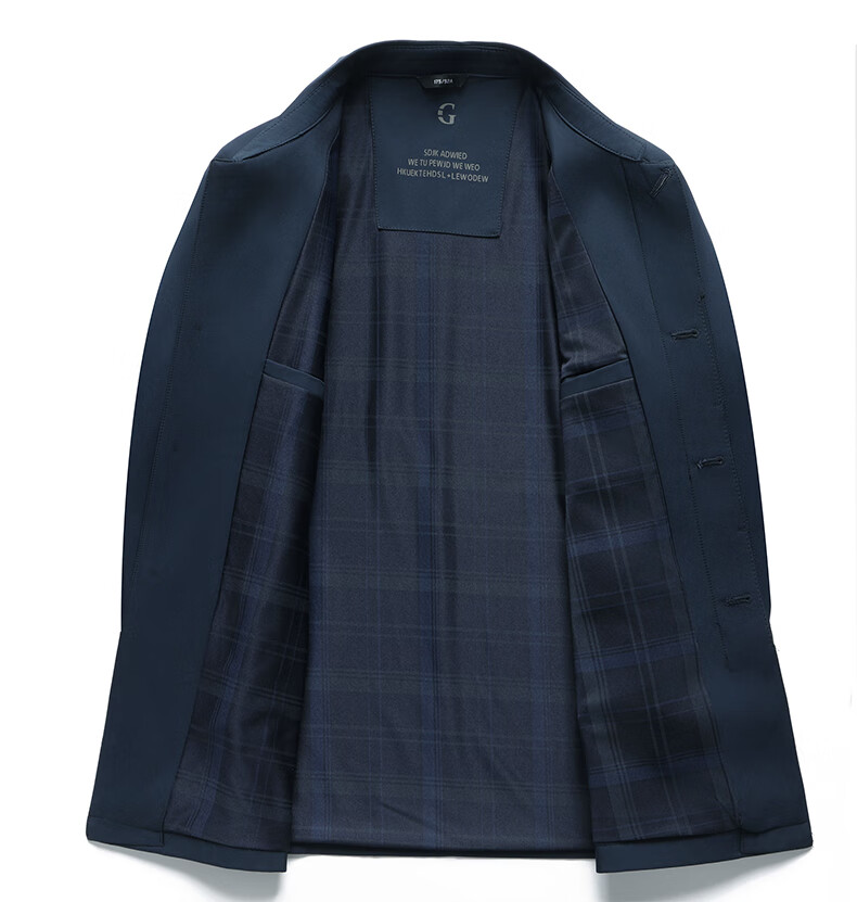 FIRS Anti-Wrinkle Men's Jacket Spring Autumn Business Casual Lapel Trench Coat Dad Workwear Executive Outerwear 9