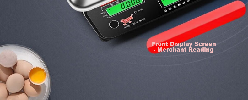 Kaifeng Electronic Scale, Commercial Small Platform Scale, 30kg Capacity, High Precision Weighing Electronic Scale, for Market Vendors And Vegetable Sales 8