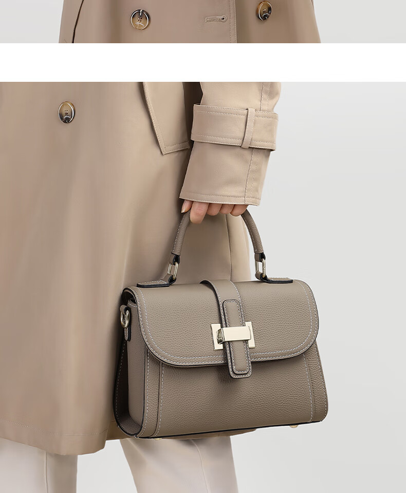 Aiqinghai Leather Handbag, Women's Crossbody Bag, Shoulder Bag, Large Capacity, Practical Birthday And Mother's Day Gift for Mom 3