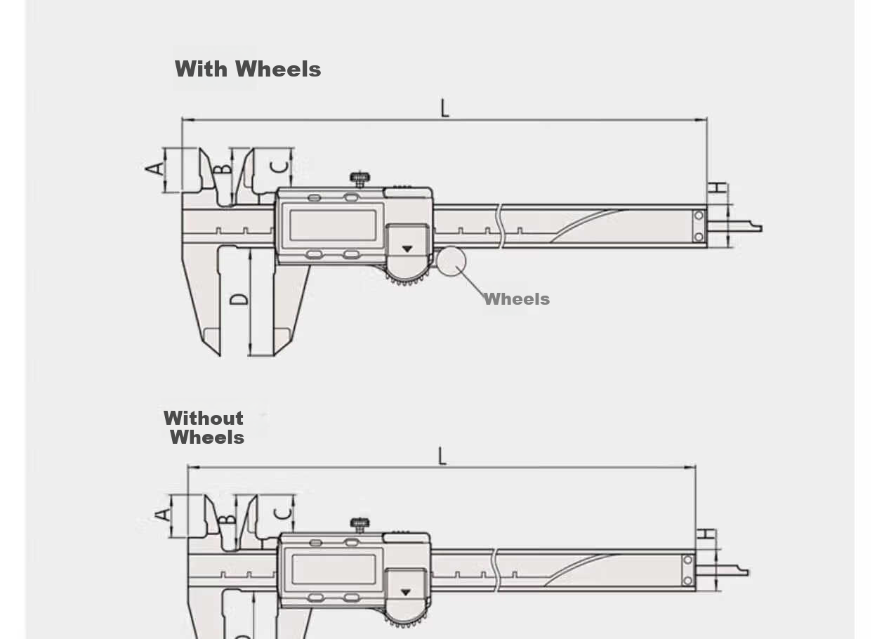 Mitutoyo Digital Caliper, High-Precision Caliper, Vernier Caliper, Imported from Japan, 500-151 Metric with Output 14