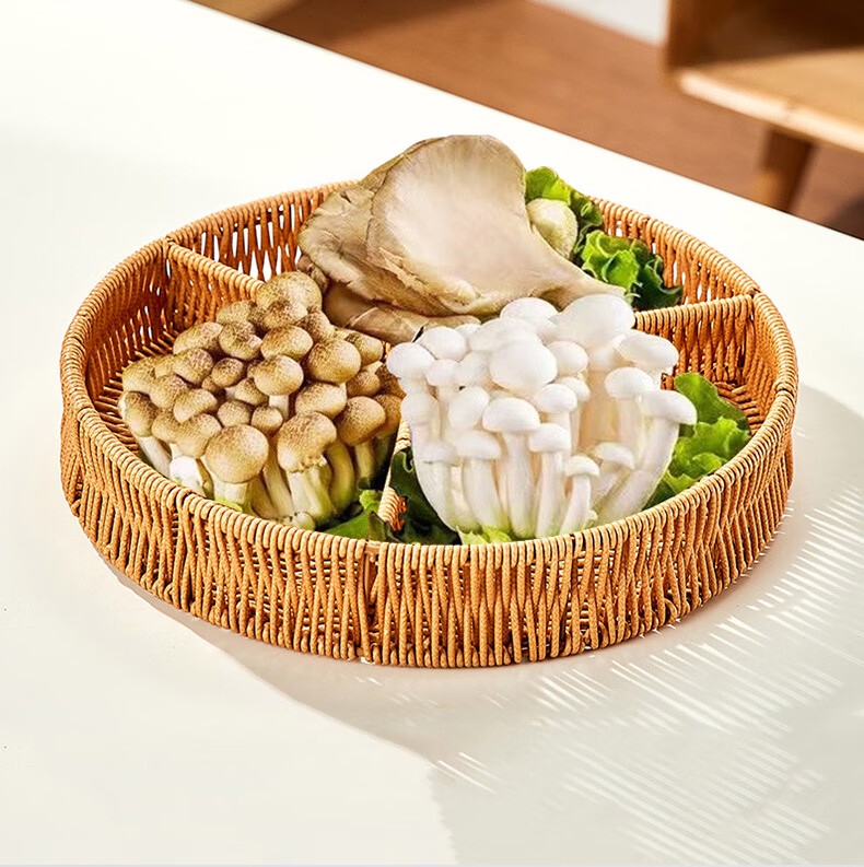 Shangkeyi Home Living Room Fruit Plate, Coffee Table Dried Fruit Dish, Snack Display Tray, Reception Candy Dish, Bar KTV Snack Plate 16