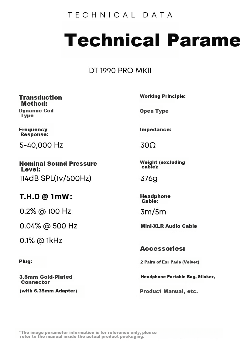 Beyerdynamic DT1990 PRO MKII Over-Ear Open-Back Professional Headphones, 30 Ohms [Gift Recommendation] 2