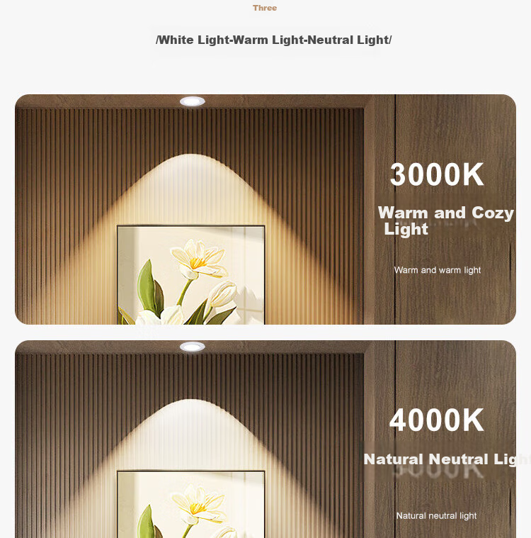 Foshan Lighting (FSL) 5.8G Smart LED Radar Motion Sensor Recessed Microwave Sensor Downlight 10W Cutout 95-120mm Warm White (4000K) 8