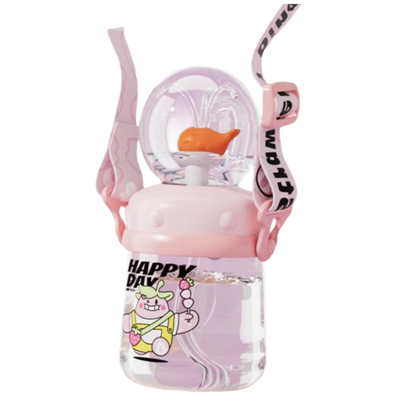 Comobebe Cute Diving Cup for Kindergarten Kids to Love Drinking Water, Children's Water Cup with Straw, Diving Cup, Fountain Cup