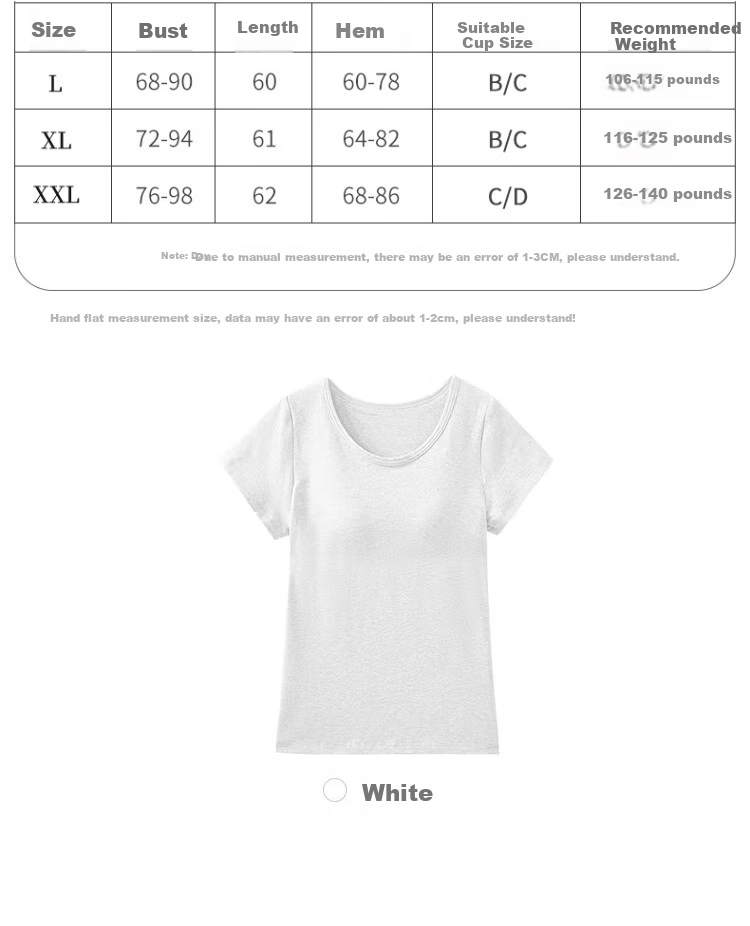 LangSha Women's T-Shirt, Spring And Summer Thin Style, Slimming Round Neck, Solid Color Cotton Base Layer, Versatile Breathable Women's Casual Short Sleeve 4