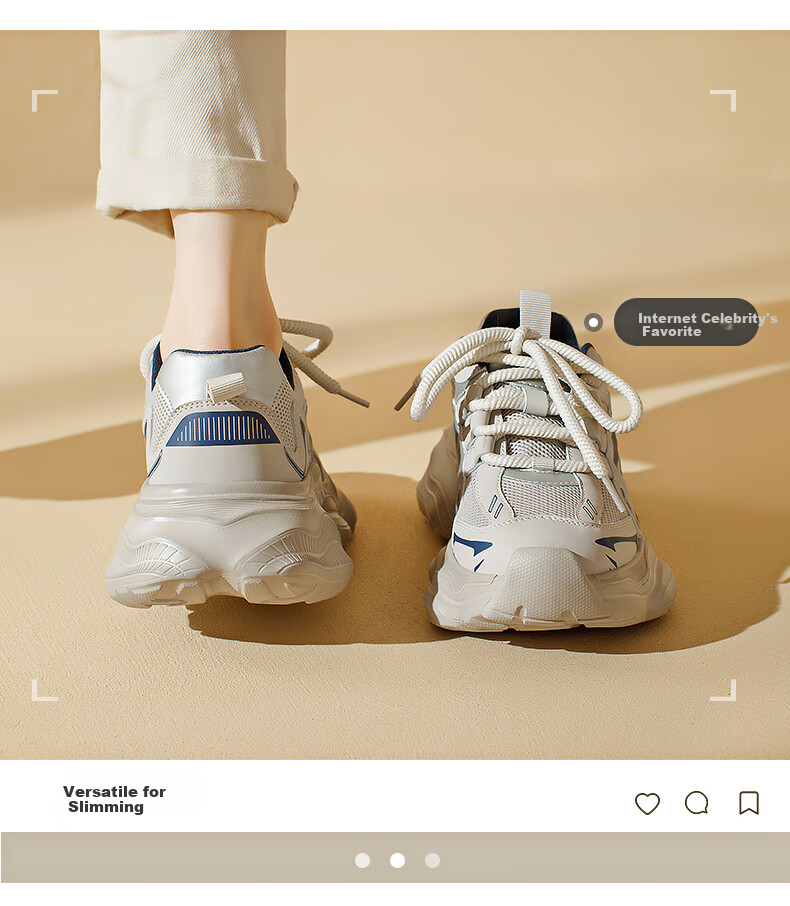 DAPHNE Soft-Soled Dad Shoes for Women, 2026 Autumn New Lightweight Outdoor Hiking Height-Increasing Women's Shoes, Versatile Sports Casual Shoes for Wome 3
