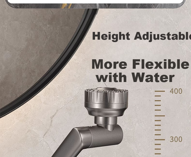 Zunchi Basin Faucet, Hot And Cold, 360-Degree Rotating Mechanical Arm, Lucky Cat, Washbasin, Sink, Bathroom Faucet 12