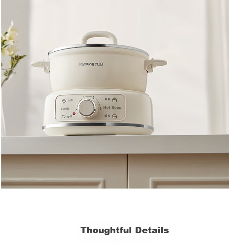 Joyoung Household Detachable Electric Hot Pot for Stir-Frying, Boiling, Braising, Frying, And Grilling Multi-Functional Pot HG25-G211 10