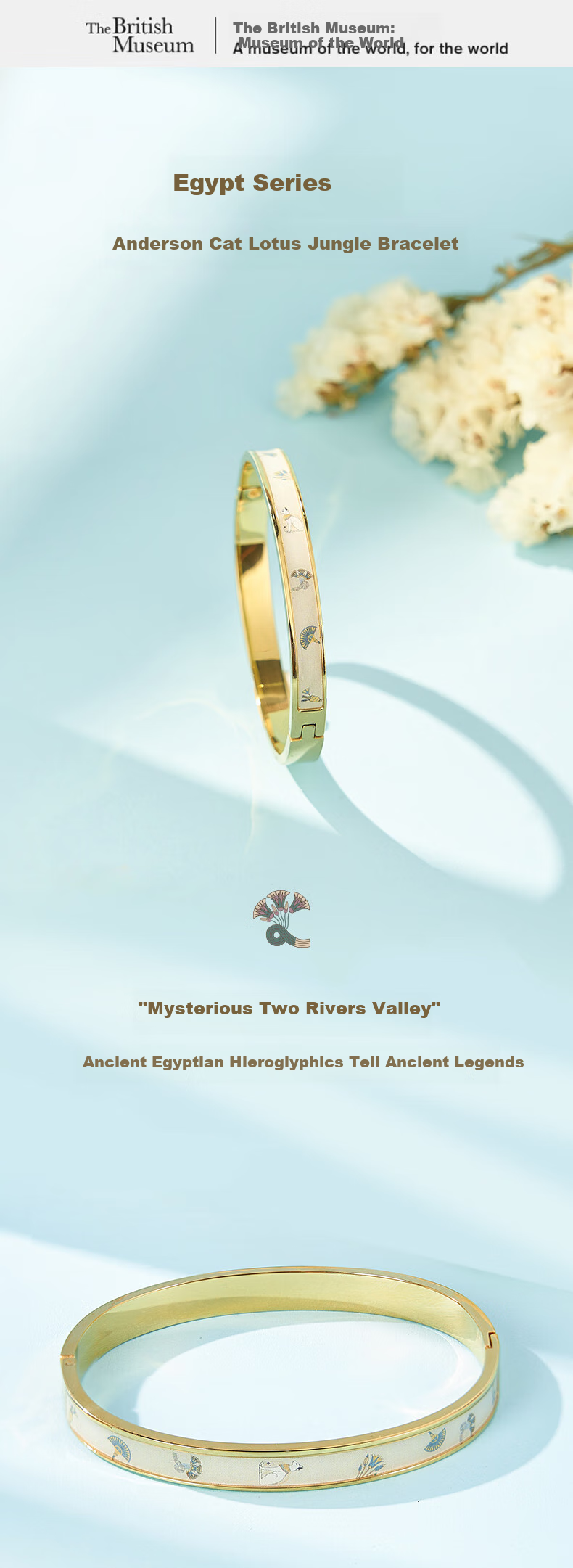 Dayingbowuguan, Museum-Grade Merian Orchid Butterfly Shadow Hollow Luxury Bracelet And Beaded Strand, Birthday Gift for Wome 1