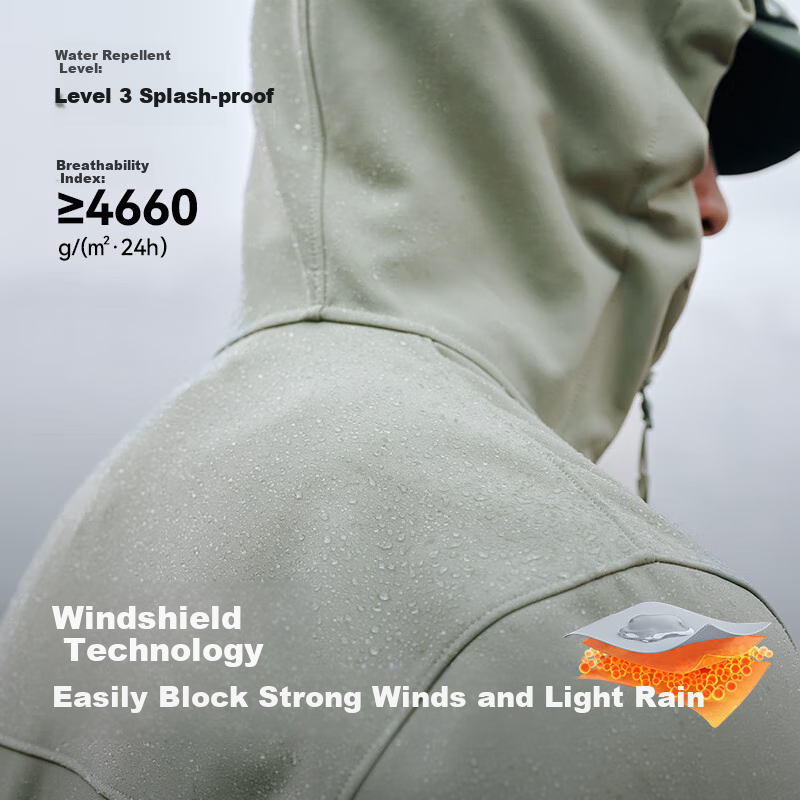 Мужская куртка-софтшелл Pelliot Wind Shield CY, утепленная флисом, для зимы и осени, размер 2XL, цвет Зеленый