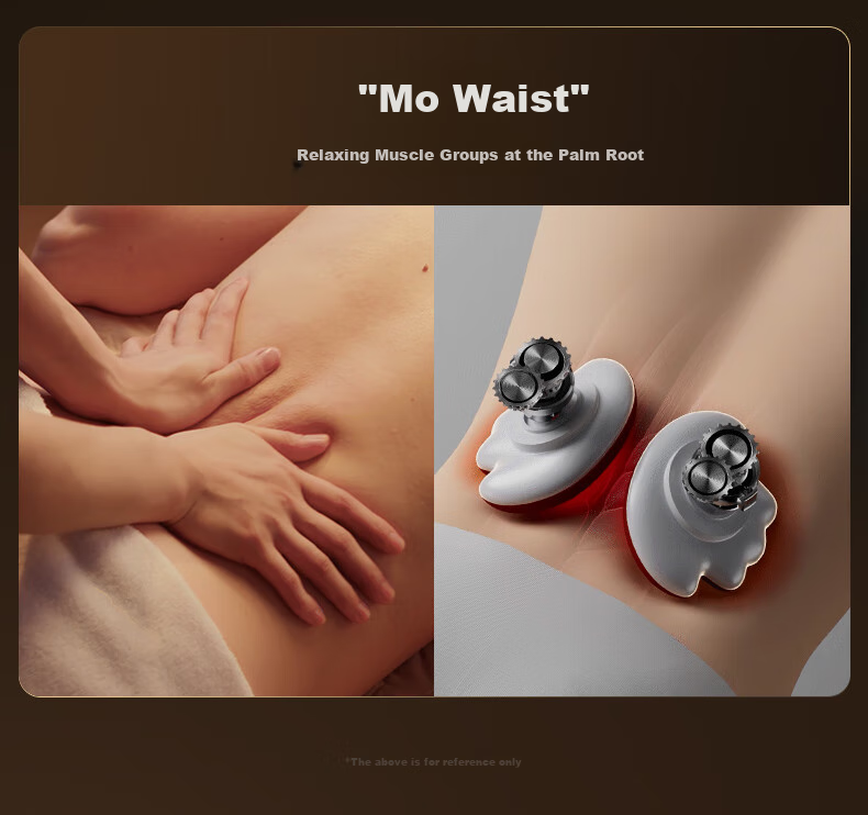 Westinghouse BXmini Waist Massager Massage Cushion Shoulder Neck Waist Back Full Body Massager Red Light Heat Therapy Lumbar Support Birthday Gift for Wife Girlfriend Starry Gray 18