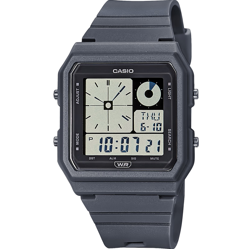 Casio Watch for Men And Women, Retro Small Square Design, Student Waterproof Digital Watch, LF-20W