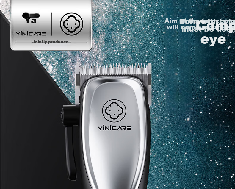 Yier Hair Salon Professional Hair Clipper, Electric Trimmer for Home And Salon Use, Hair Cutting Scissors, Aokemei YLF-001 Graduation Gift 1
