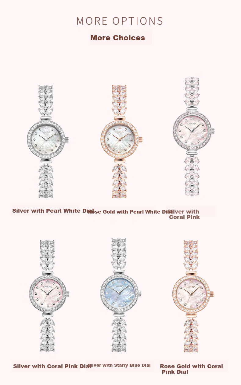 Davena [Celebrity Style] Tiweina Mermaid Watch, Women's Small Dial, Elegant Luxury Wristwatch, Gift for Girlfriend 6