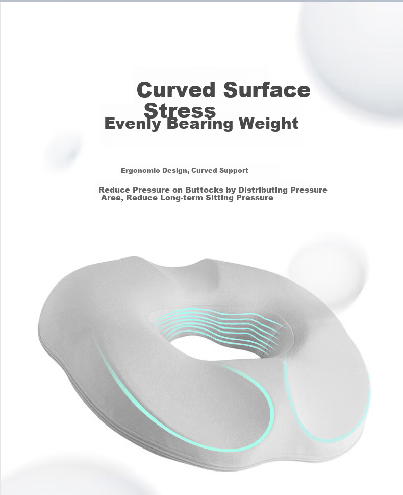Mixiaoshu Hemorrhoid Cushion, Butt Pad for Office, Postpartum Long-Sitting Chair Pad, Natural Delivery Maternity Pressure Relief, Post-Surgery Anal Fistula Tailbone Pad 11