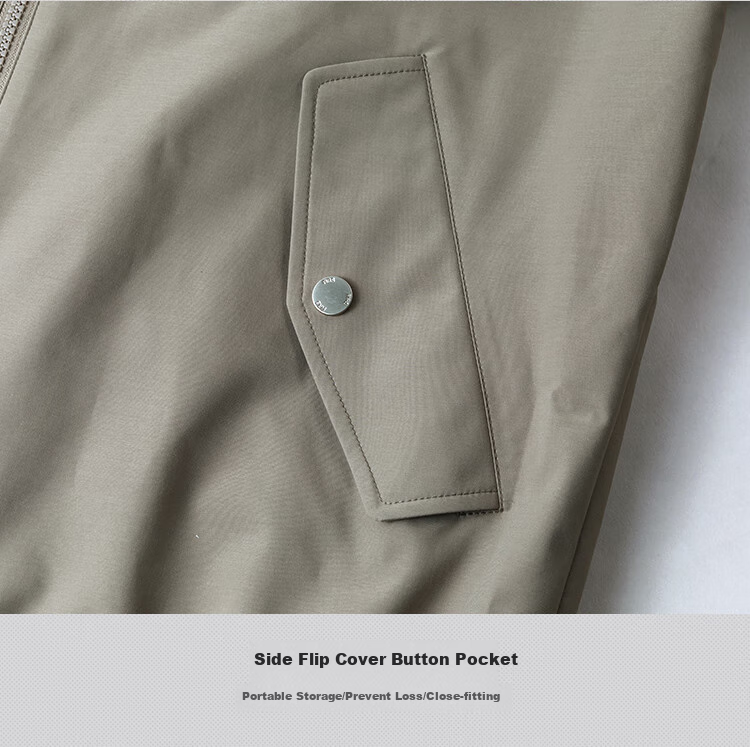 FIRS [Harington Stand-Up Collar] Jacket Men's Coat Business Casual Commute Triple-Protection Tech Menswear Outerwear 15
