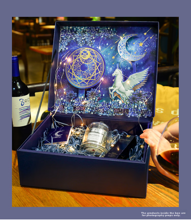 TaTanice Gift Box Empty Box Dragon Boat Festival Gift Birthday Present Packaging Box Souvenir Box, Colorful 3D Desig 1