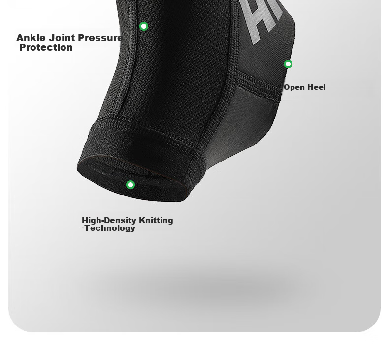 ANTA Ankle Brace, Foot Support, Prevents Sprains, Post-Injury Fixation, Supports Basketball Sports Ligament Injury, Lightweight, Black, Size L 5