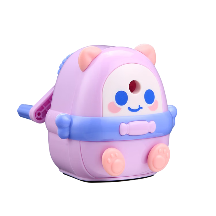 M&G Purple Candy Doll Pencil Sharpener APS906P3A Manual Sharpener for Elementary School Girls Kindergarten