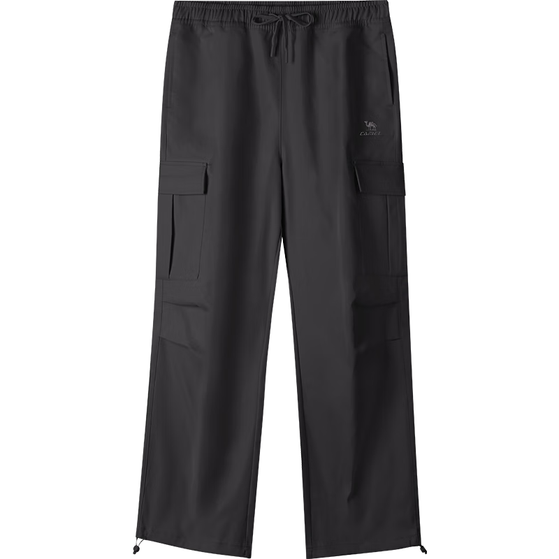 CAMEL Casual Cargo Pants, New Women's Trousers, Outdoor Hiking Woven Long Pants, Loose Straight-Leg Sports Pants