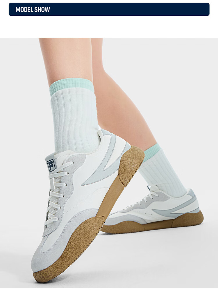 FILA Official Yang Mi Same Style Women's Shoes, PENGUIN Retro Sneakers, Penguin Shoes, Training Shoes, Casual Shoes 34
