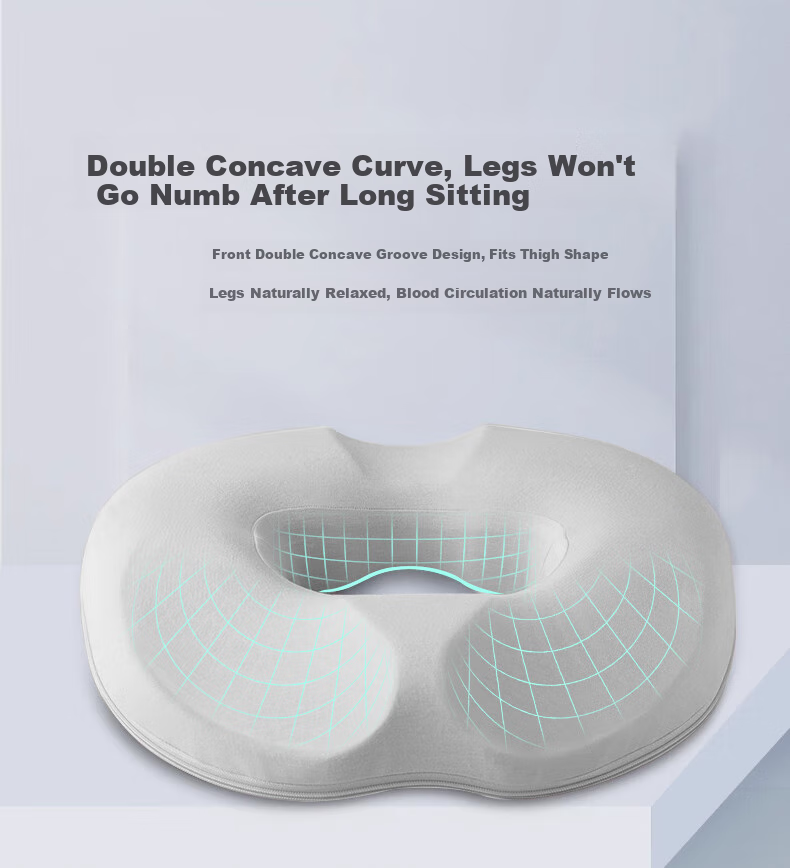 Mixiaoshu Hemorrhoid Cushion, Butt Pad for Office, Postpartum Long-Sitting Chair Pad, Natural Delivery Maternity Pressure Relief, Post-Surgery Anal Fistula Tailbone Pad 9
