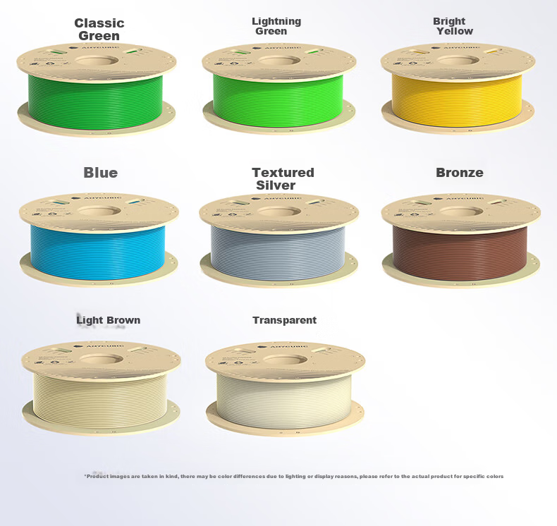 Zongweilifang 3D Printer Filament, PLA 1.75 High-Purity Material, 3D Printing Thread, Detachable Spool, RFID Intelligent Parameter Recognition, 1kg White 16