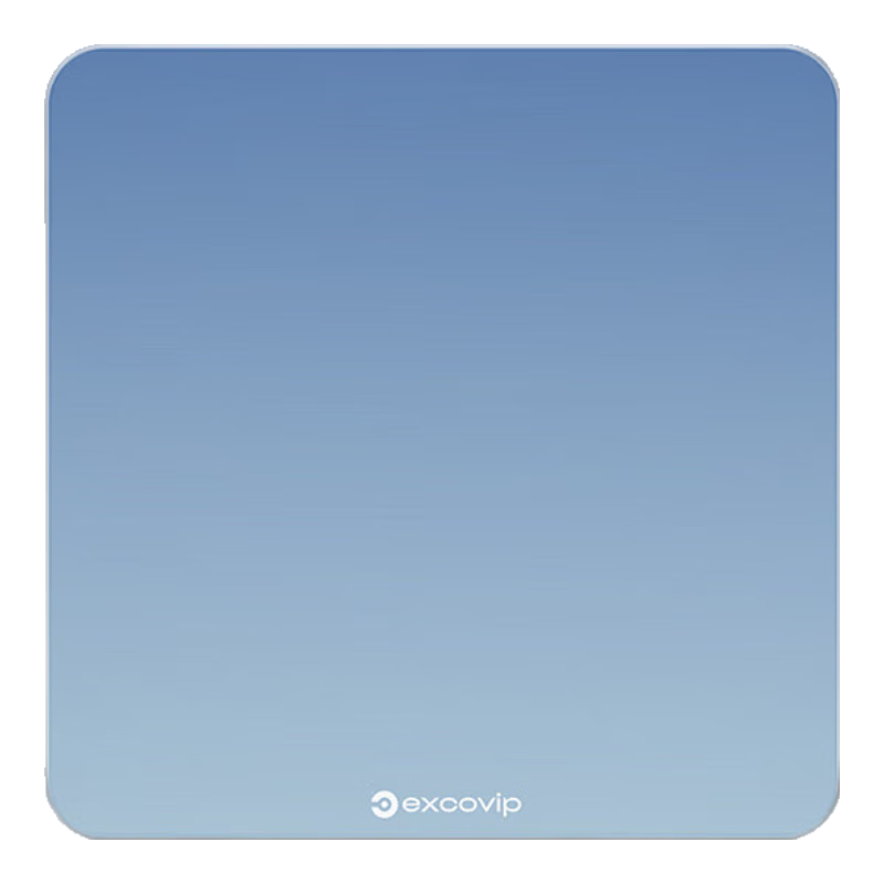 EXCO Glass Mouse Pad, E-Sports FPS Smooth Photovoltaic Glass Hard Gaming Laptop Office Transparent Medium-Sized Desk Mat 0089