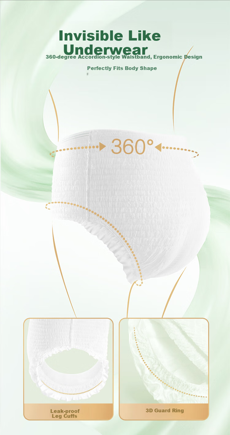 Depend Adult Pull-Up Diapers L Size 48 Pieces Waist 95-120cm Elderly Incontinence Underwear for Going Out, Thickened Leak-Proof 5