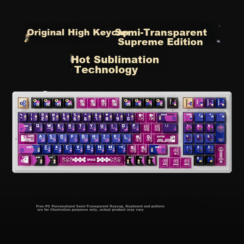 Ikbc Wireless Mechanical Keyboard with Wired Bluetooth Triple-Mode RGB Customizable Gaming High-End Aesthetic Office Computer Keyboard Sold by JD Gasket 5-Layer Padded