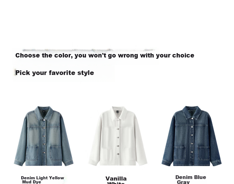 Semir Women's Denim Jacket Short Retro Fashion Boxy Jacket 2026 Spring Commuter 109126108005 24