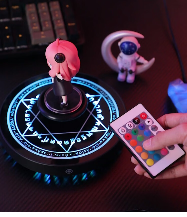 Hengyi Magnetic Levitation Display Stand Tray Bluetooth Playback Toy Model Magic Circle Light Base New Year Gift 10