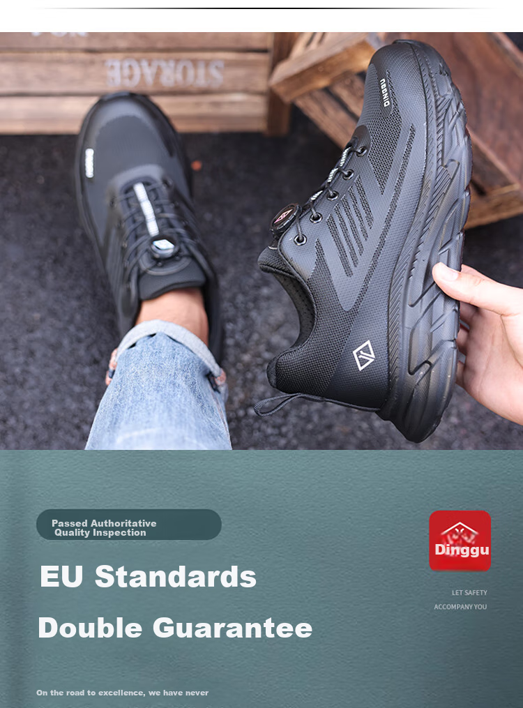 Dinggu Intelligent Buckle Safety Shoes, Lightweight And Comfortable Work Shoes, [Best-Selling All-Season Model] JD1322hei40 11