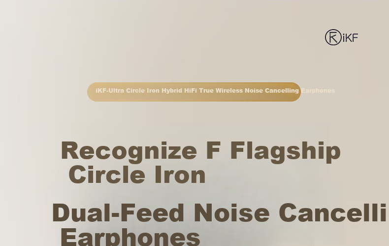 IKF Ultra Wireless Bluetooth Earphones with LDAC High-Quality Sound, ANC Active Noise Cancellation, In-Ear Design, Long Battery Life, 2026 New Model, New Year Gift, Cloud Rock White 6