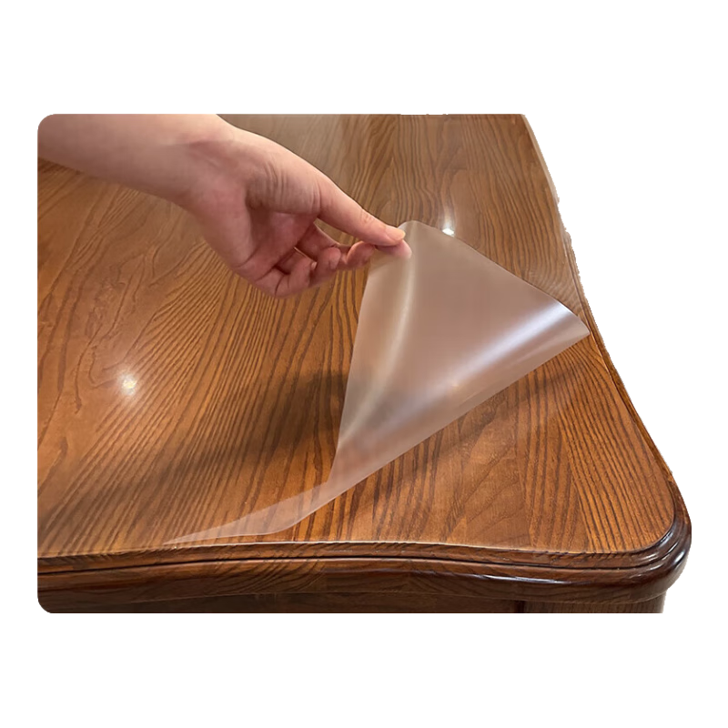 Xinuo Solid Wood Dining Table Surface Protective Film Square Desk Tea Table Cabinet High Temperature Resistant Matte Furniture Film 80*140cm
